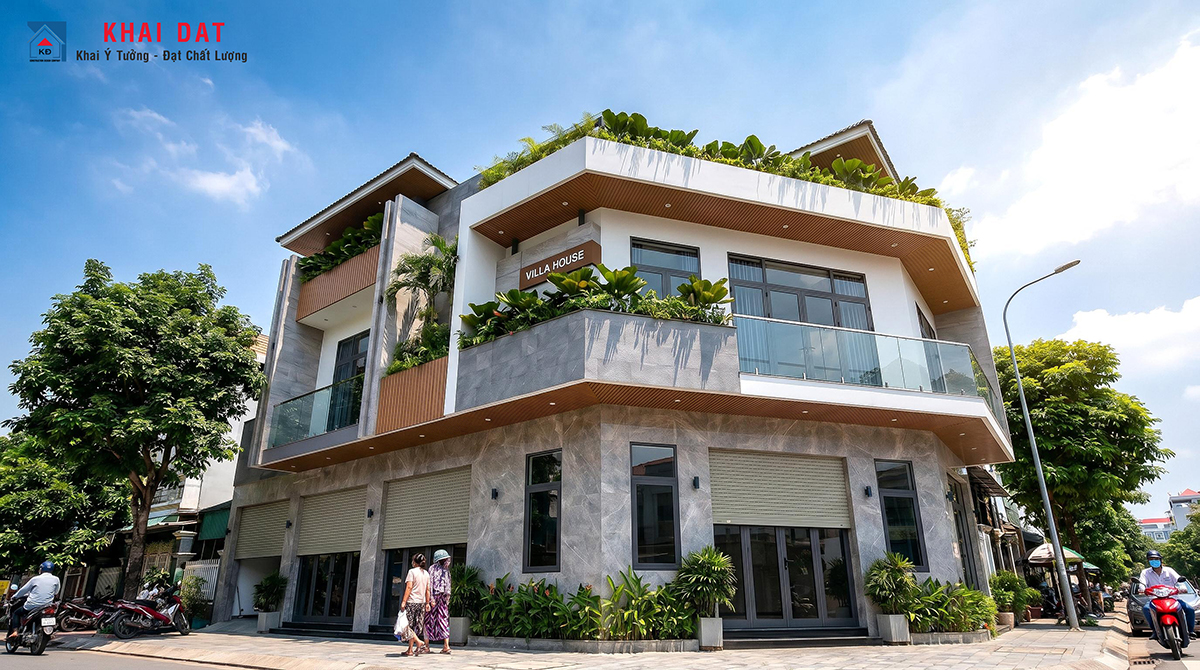 biệt thự hiện đại tại đà nẵng, villa hiện đại 2 mặt tiền