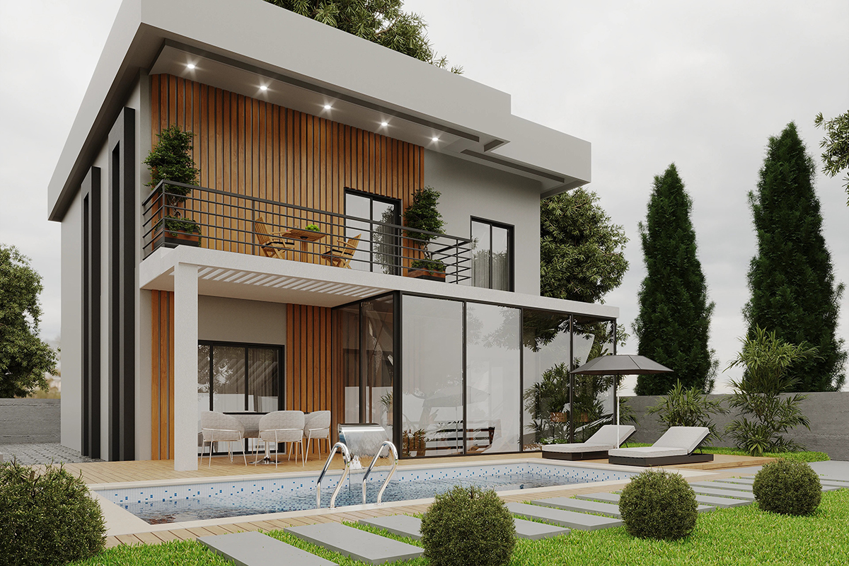 Xu hướng thiết kế biệt thự 2 tầng năm 2027
