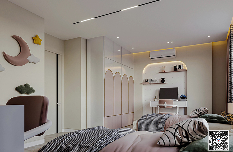 mẫu phòng ngủ hiện đại cho biệt thự cao cấp