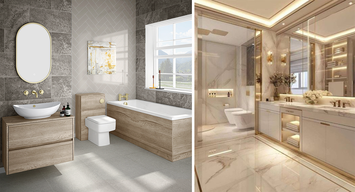 Phòng tắm phong cách Contemporary – Thanh lịch và bền vững