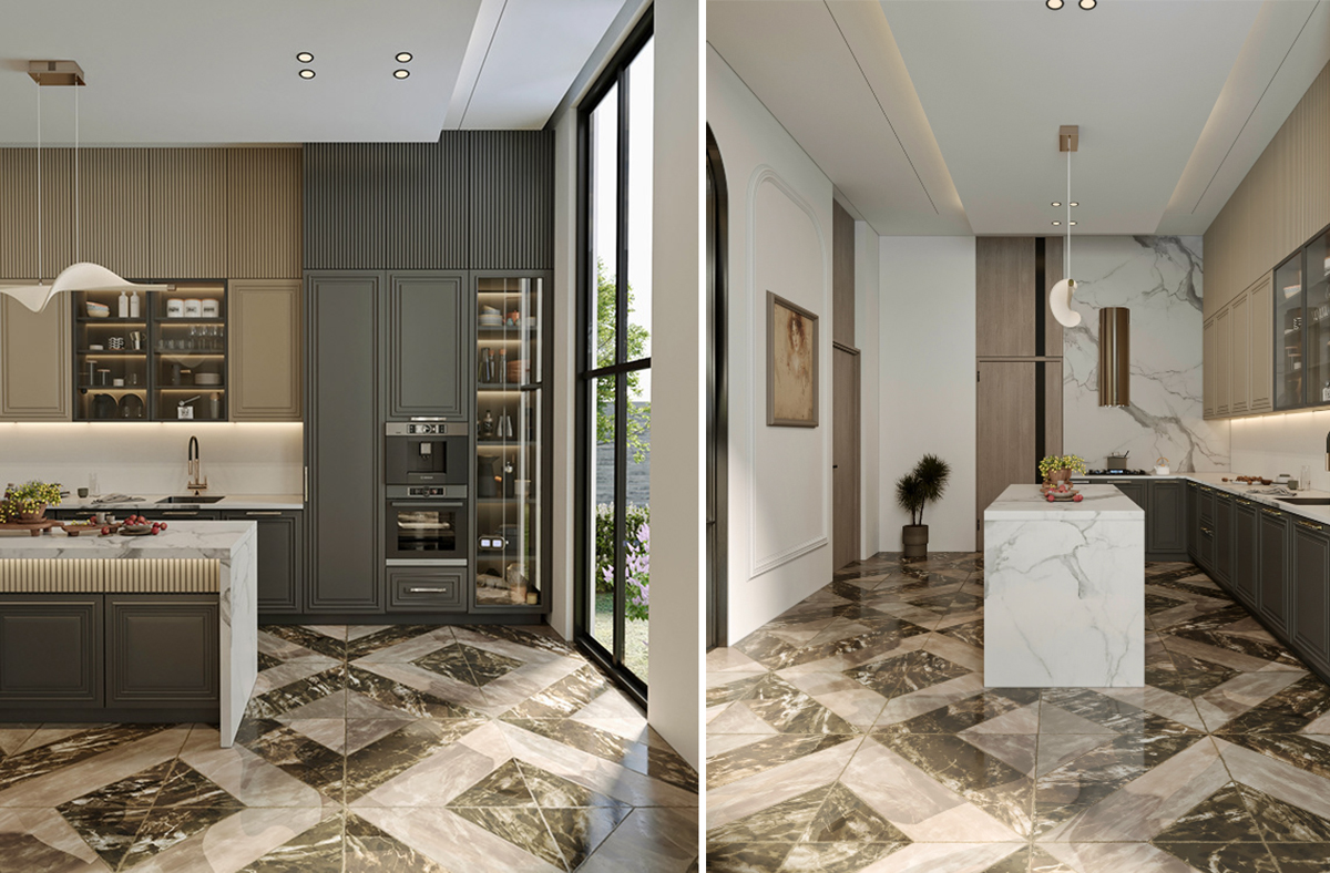 nội thất phong cách Modern Luxury cho biệt thự năm 2027