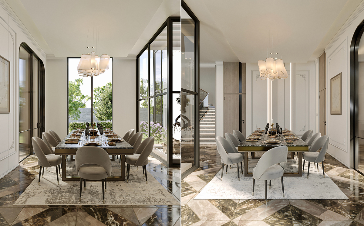 nội thất phong cách Modern Luxury cho biệt thự năm 2027