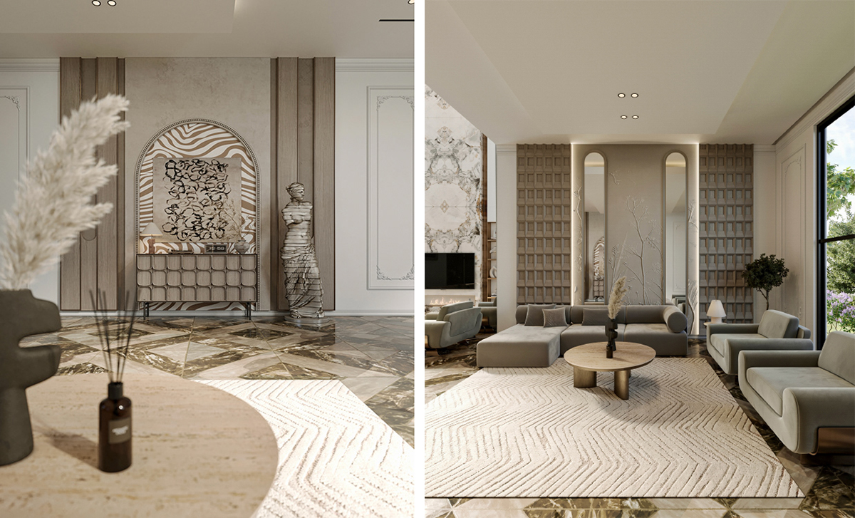 nội thất phong cách Modern Luxury cho biệt thự năm 2027