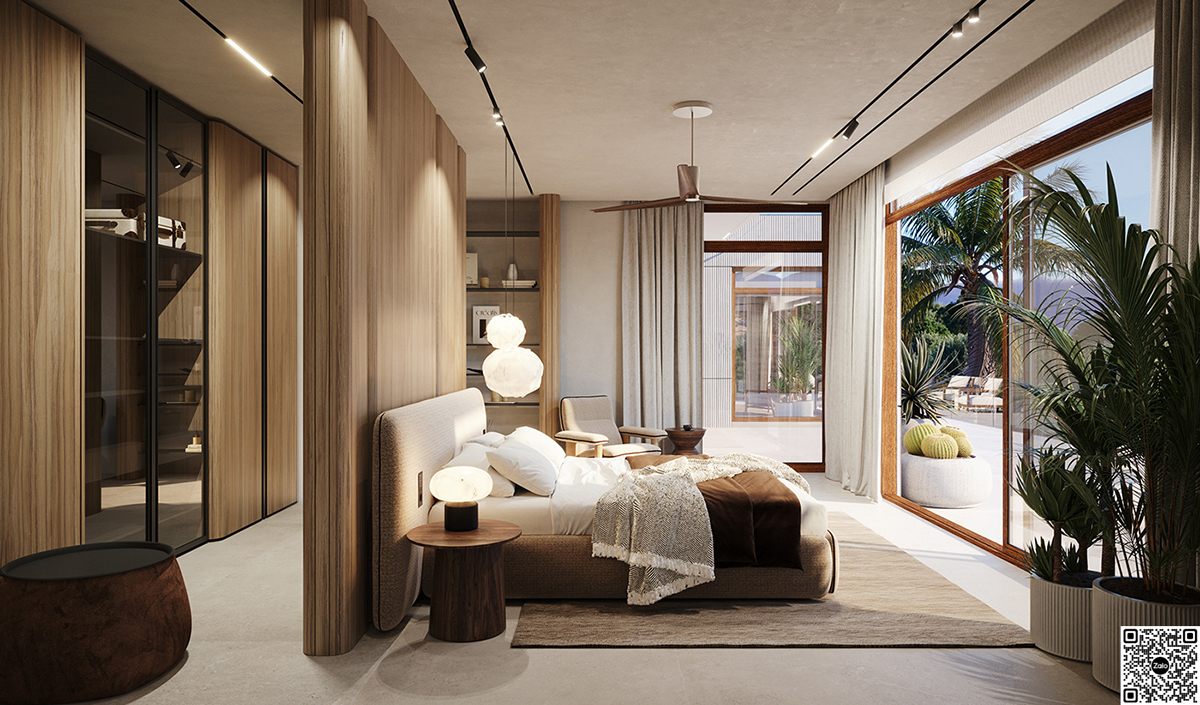Thiết kế nội thất phòng ngủ Penthouse