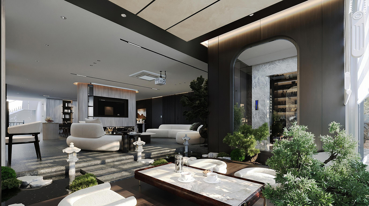 Thiết kế nội thất Penthouse