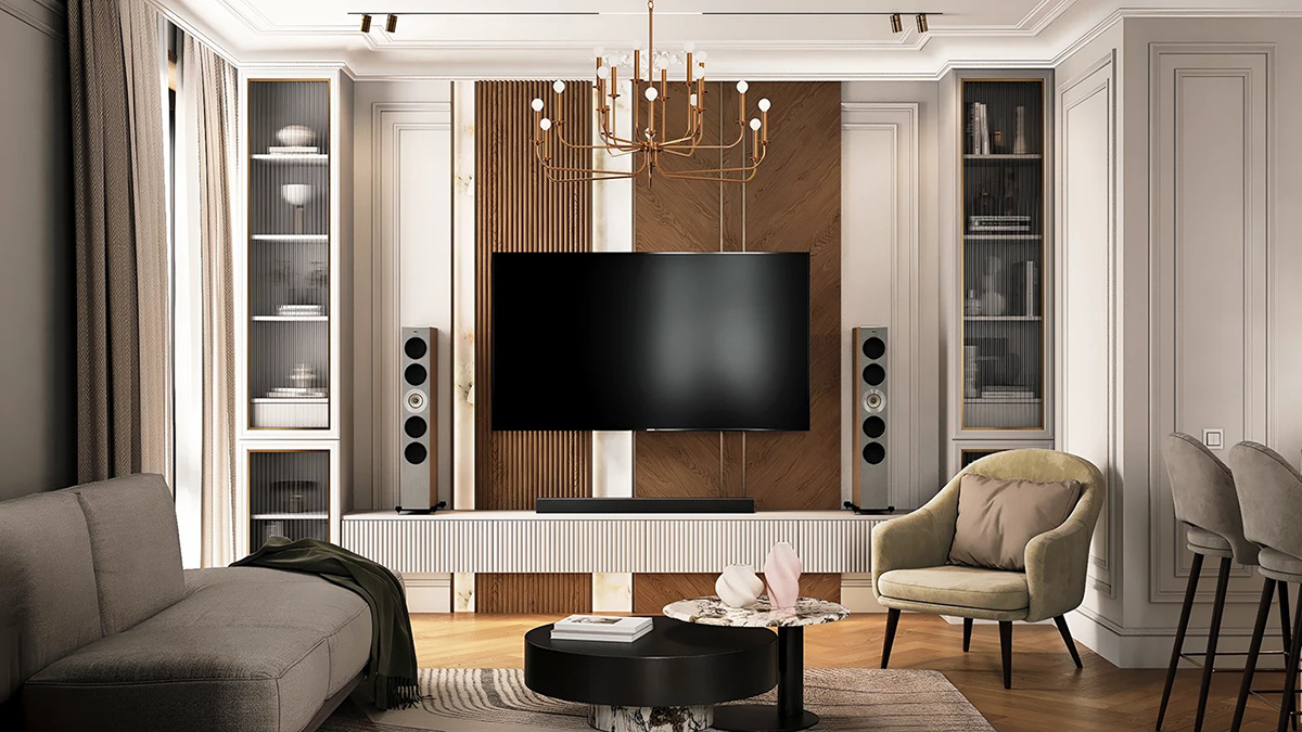 Bố Trí Nội Thất Phòng Khách Căn Hộ 60m²