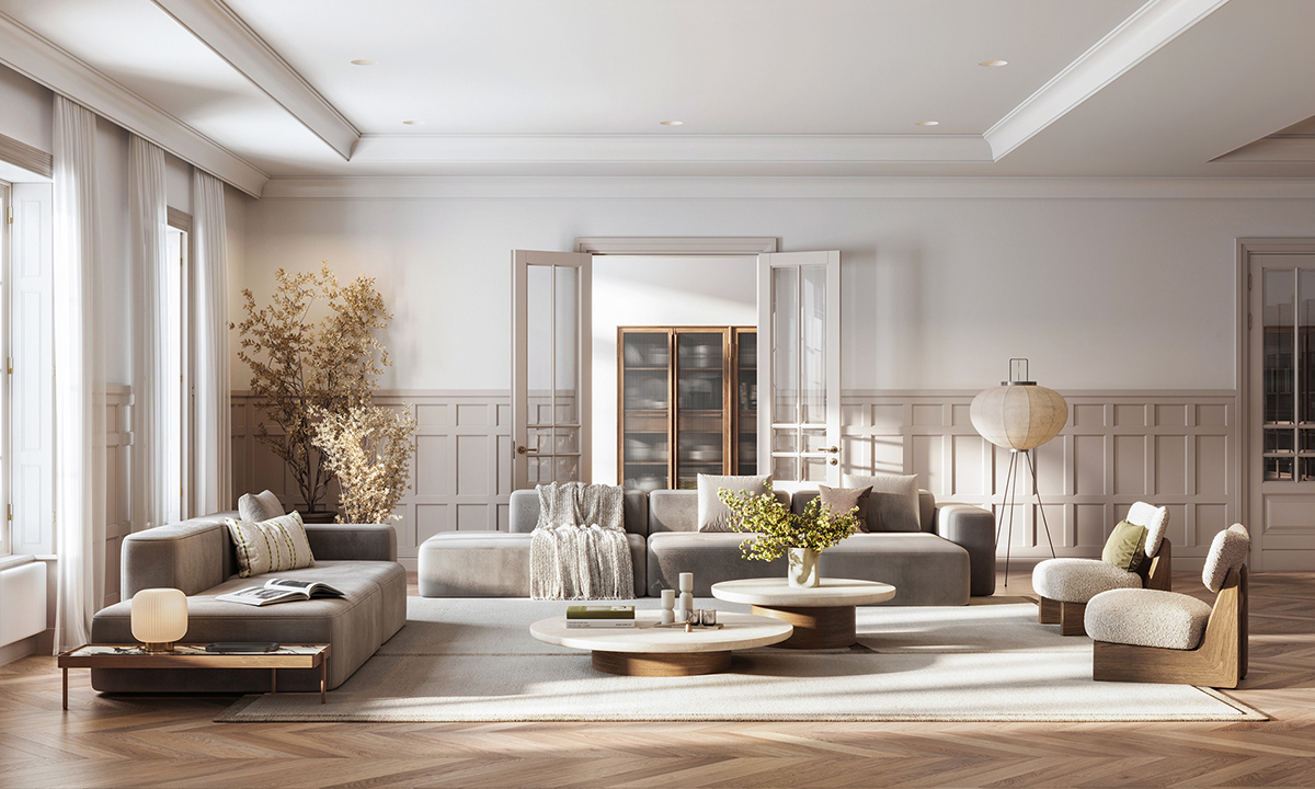  Thiết kế phòng khách phong cách Scandinavian
