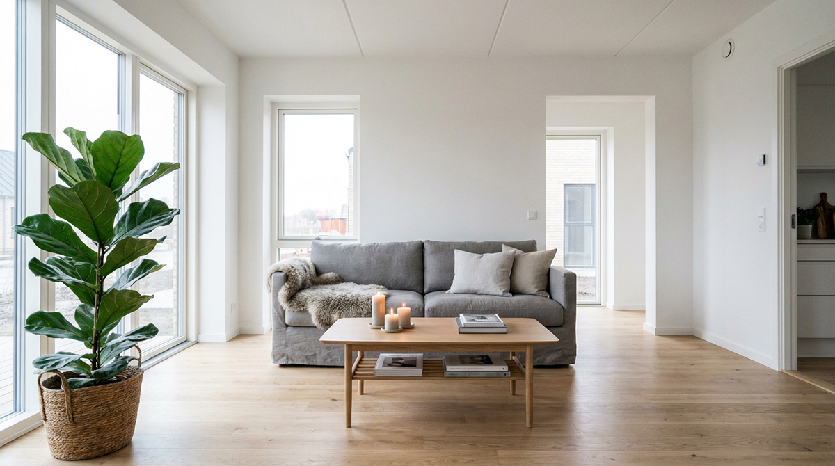 Mẫu Phòng Khách Scandinavian Đẹp