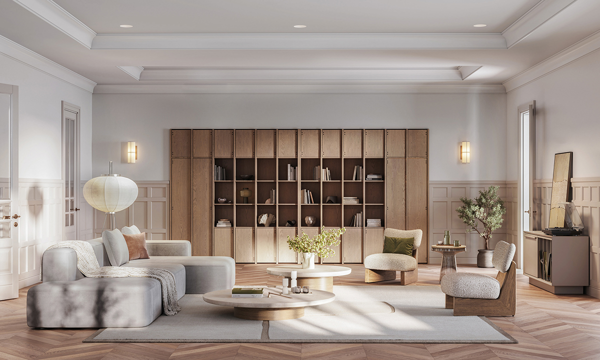 Gỗ – linh hồn của nội thất Scandinavian