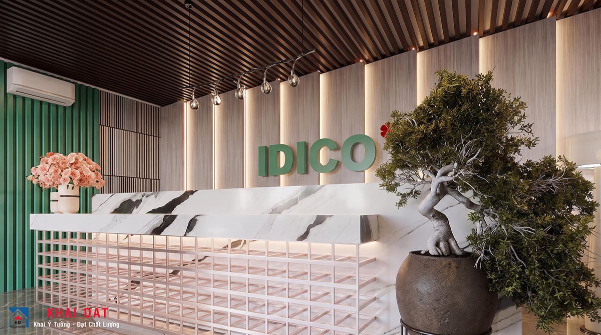THIẾT KẾ NỘI THẤT VĂN PHÒNG IDICO