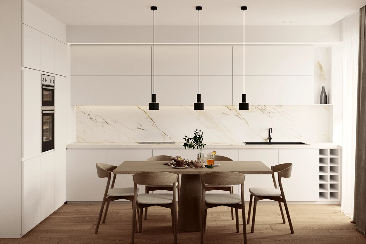 Nội thất căn hộ 69m2 phong cách hiện đại