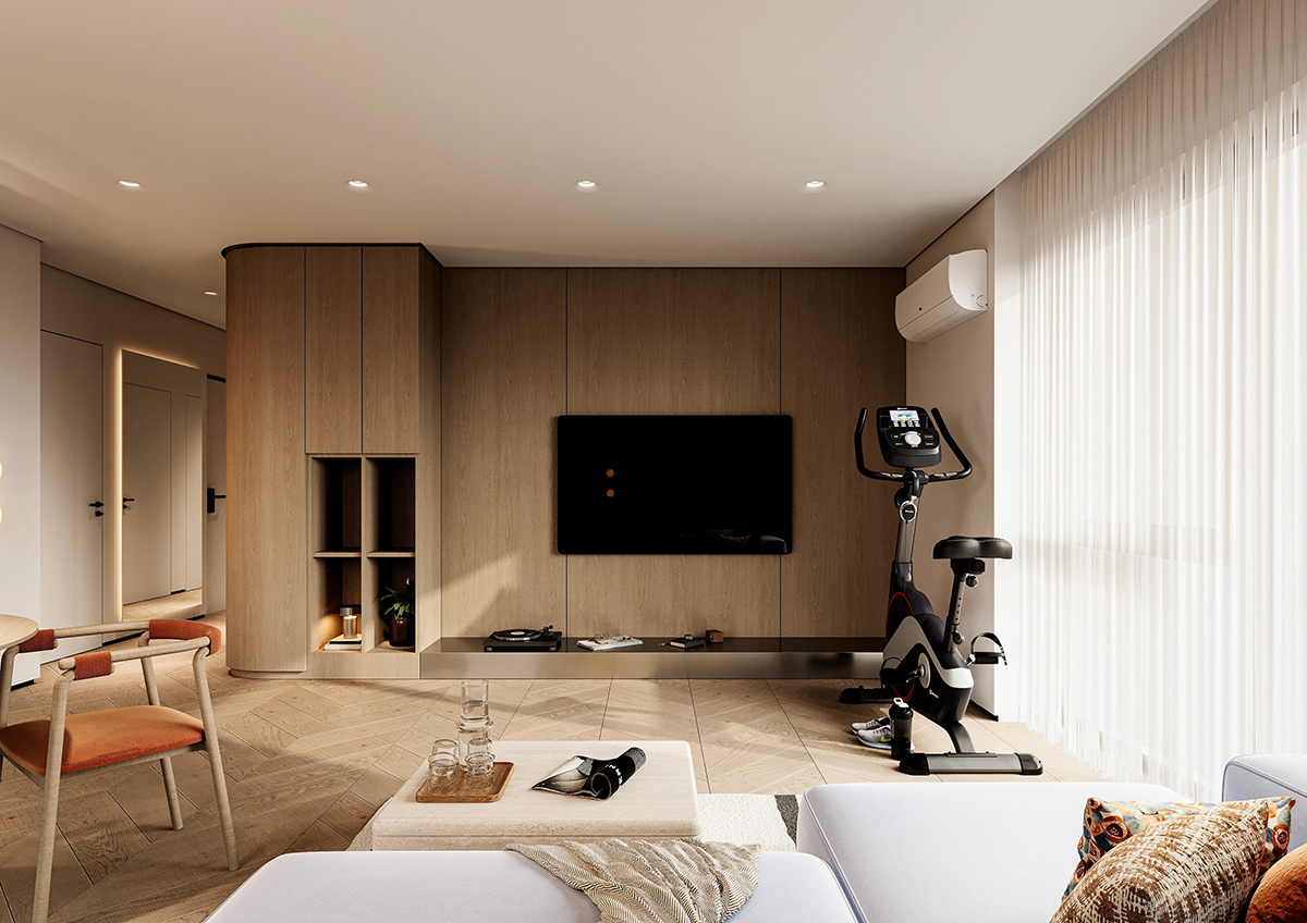 thiết kế và cải tạo nội thất căn hộ 70m²