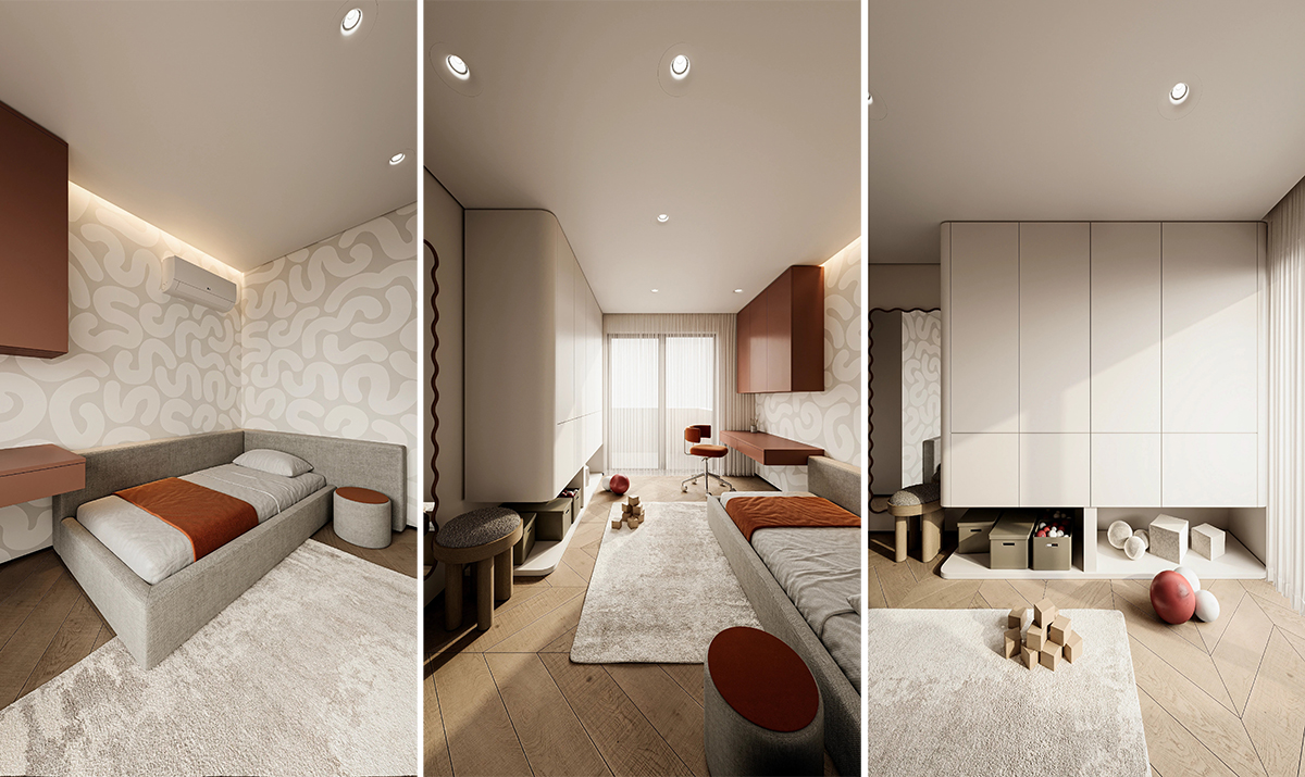Cải Tạo Nội Thất phòng ngủ Căn Hộ 70m² Trước Và Sau | Khai Đạt