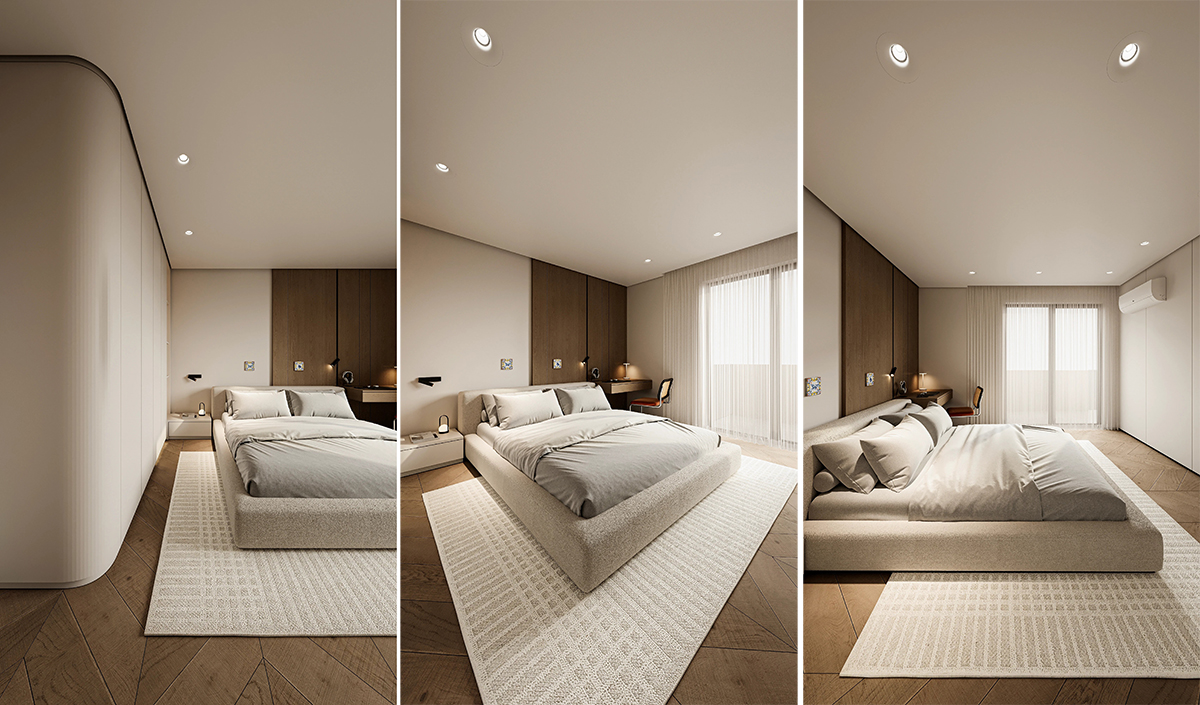 Cải Tạo Nội Thất phòng ngủ Căn Hộ 70m² Trước Và Sau | Khai Đạt