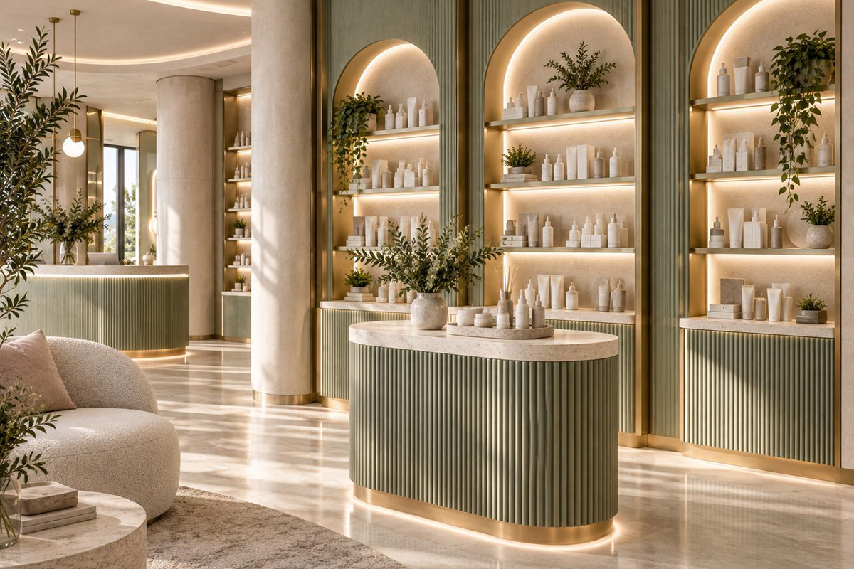 thiết kế nội thất spa đẹp
