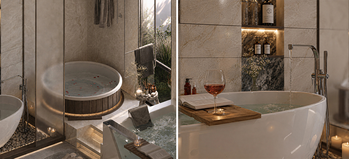 Thiết kế spa gội đầu dưỡng sinh