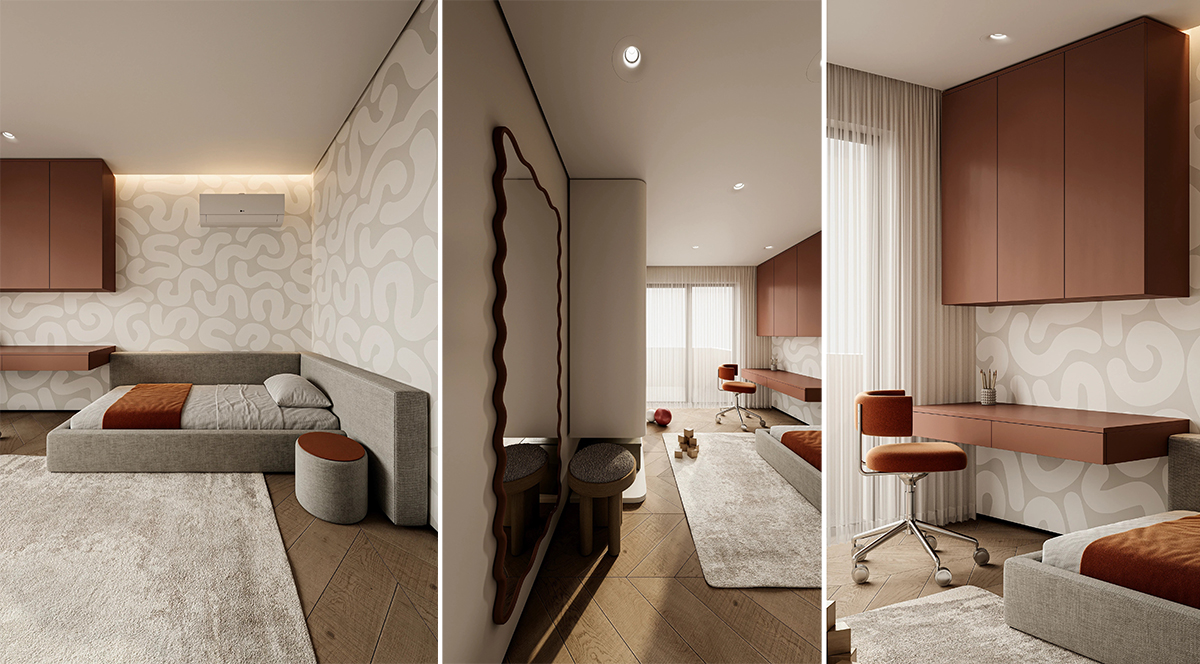 Cải Tạo Nội Thất phòng ngủ Căn Hộ 70m² Trước Và Sau | Khai Đạt